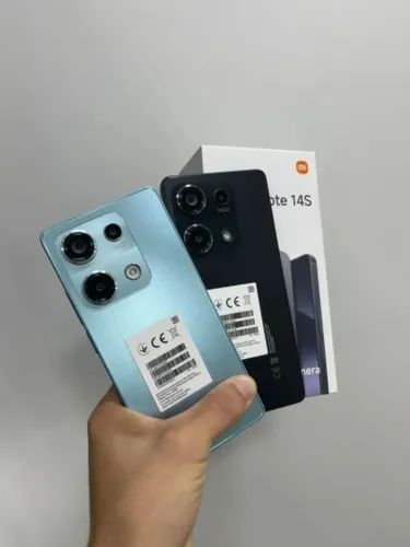 Celular Xiaomi Redmi Note 14s 200MP Camera 256GB 08GB RAM R$1499,00 Azul Preto Roxo Novo