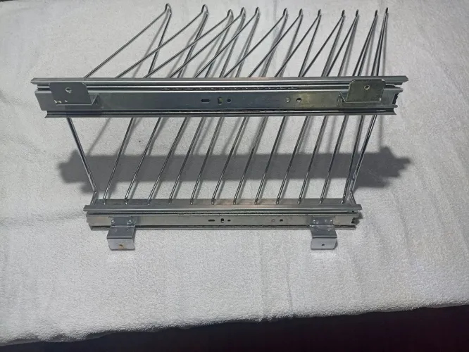 Suporte para calça,retrátil para roupeiro, parede 