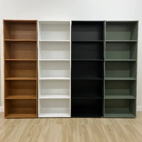 NOVA | Estante Livros Multiuso 5 Prateleiras (4 opções de cores) - Fazemos Entrega