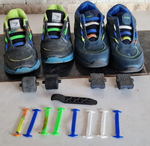 2 tenis rodinha ortope 31