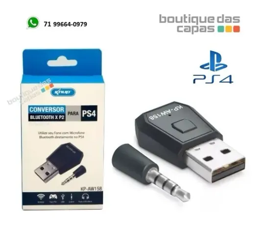 ADAPTADOR DONGLE BLUETOOTH X P2 P PS4 PS5 XBOX