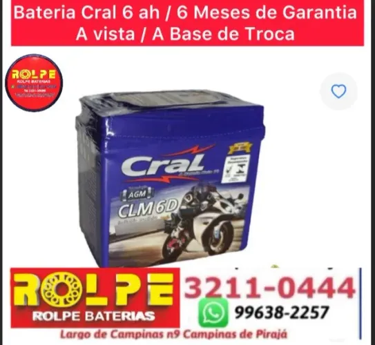 Bateria \Cral 6 Amperes