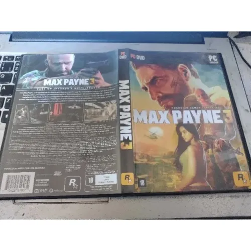 Max Payne 3 Jogo Para PC 4 Dvd-Roms Com Encarte