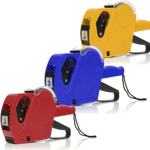 Etiquetadora Manual De Preços 8 Dígitos c/ Refil e Etiquetas 