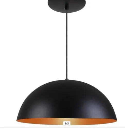 Luminária Pendente meia lua