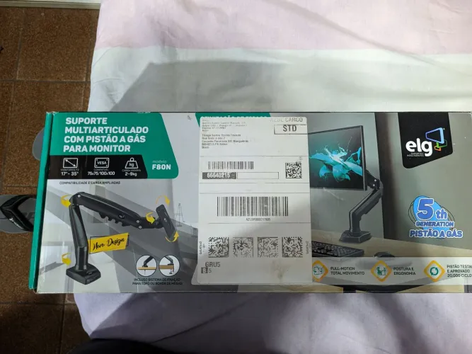 Suporte para monitor ELG F80N multiarticulado