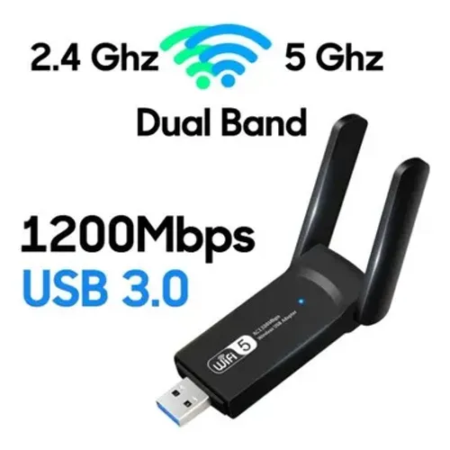 Adaptador Wifi Dual Band Usb 3.0 5g Ac 1200mbps