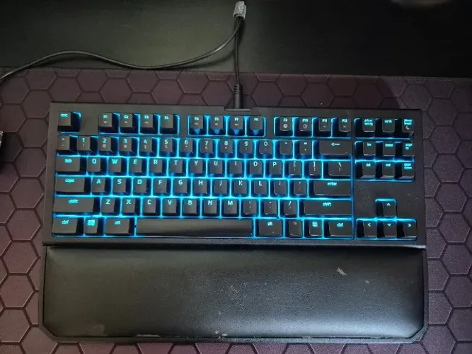 Teclado Razer BlackWidow Tournament Edition Chroma V2 - Completo com Caixa e Acessórios
