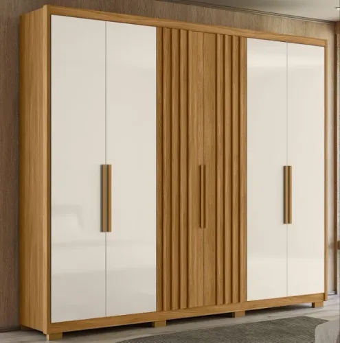 Guarda Roupa 6 Portas 4 Gavetas Novo Fazemos Entrega