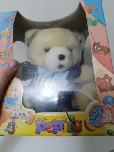 Antigo urso de Pelúcia Pepito (na caixa)