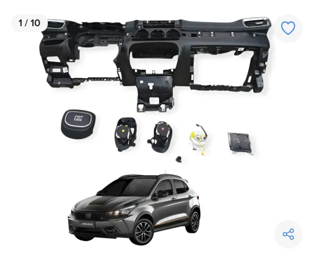 KIT AIRBAG FIAT ARGO 2024 2025 COMPLETO 