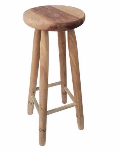 Banqueta de madeira rústicas novas 70cm
