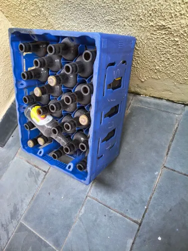 engradado de cerveja + Tubaína
