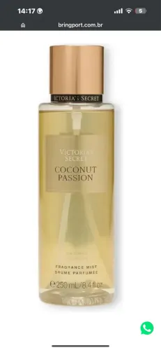 Fragrância Body Splash Coconut Passion 250ml - Victoria's Secret