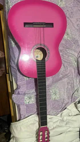Violao Acustico Giannini Nylon N-14 Start Pink Sparkle Pkg