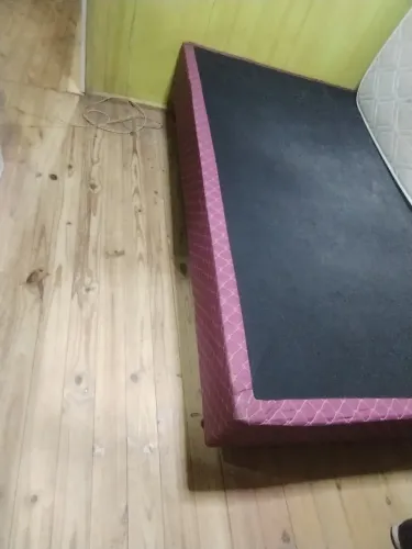Cama box casa + colchão  valor 450 R$ 