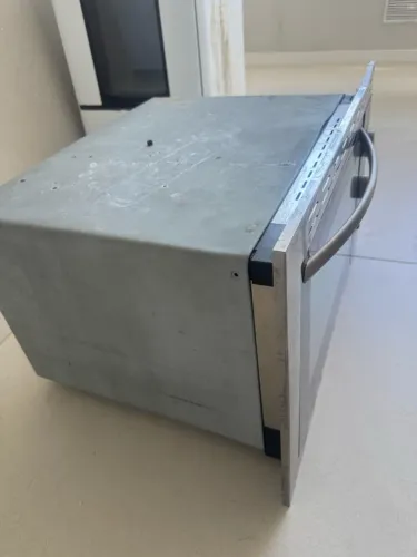 Forno eletrico fischer fit line embutir 44| frontal branco