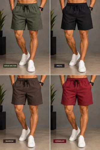 Short linho premium três por cem reais 