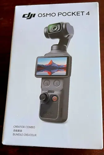 CÂMERA DJI OSMO POCKET 4 CREATOR COMBO NOVA, LACRADA À PRONTA ENTREGA