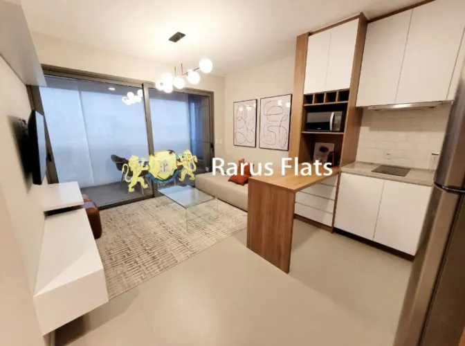 Flat para alugar em Itaim Bibi - Edifício V House Faria Lima