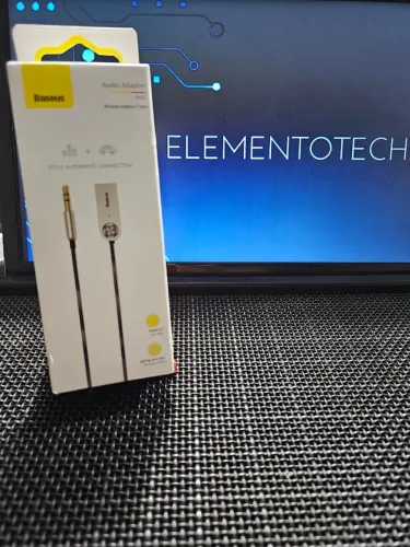 Receptor Bluetooth P2 x USB som automotivo Baseus alta qualidade Novo lacrado