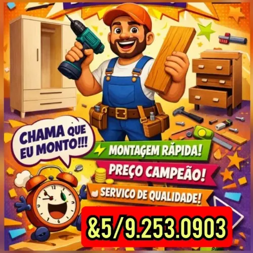 Montador de móveis bom e barato