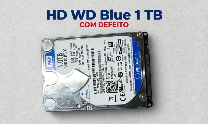 ? HD WD Blue 1 TB ? COM DEFEITO