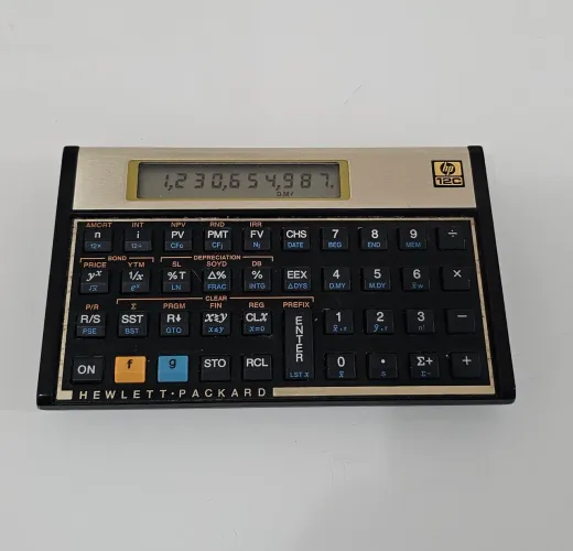 Calculadora HP 12C Profissional - Perfeita para Faculdades e Mercado (Ref. 3)
