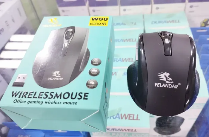 Mouse sem fio gaming W80 2.4Ghz