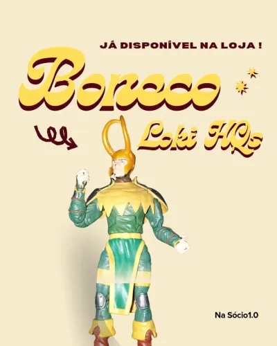 Boneco original do Loki HQs
