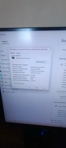 Placa de vídeo Rtx 3060 Ti Galax 8 gigas
