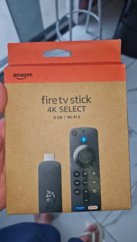 Vendo Fire tv stick select 4k zerado