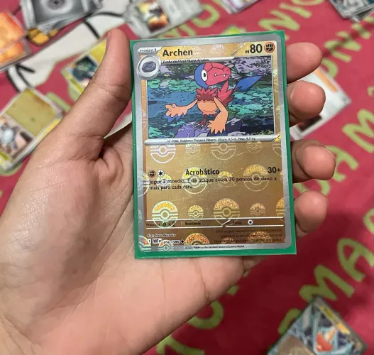 Carta Pokémon pokebola foil