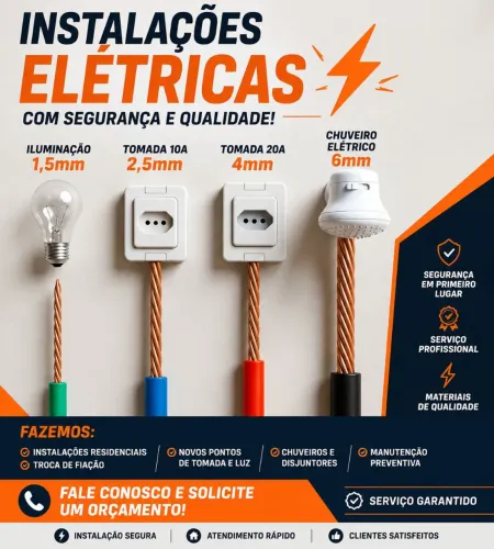 ELETRICISTA RESIDENCIAL E COMERCIAL