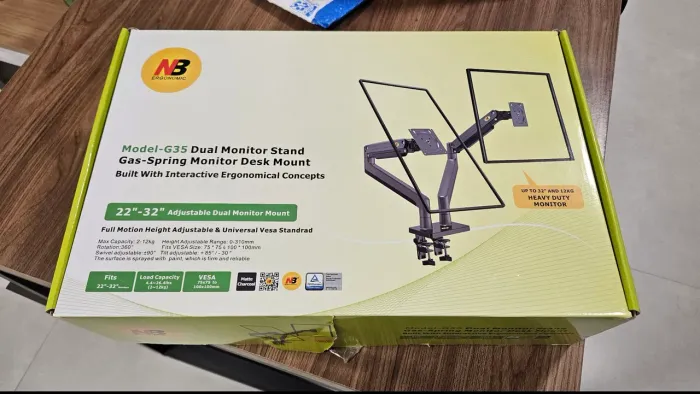 Suporte Duplo Articulado para Monitores 22" a 32" NB G35