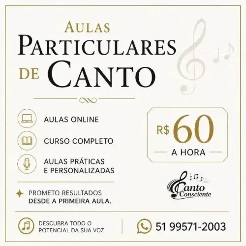 Aulas Particulares de Canto