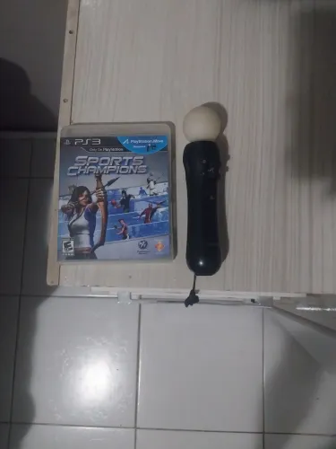 Combo ps3 sports champions + controle move original Sony