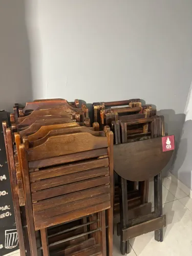 JOGO DE MESA BISTRÔ BAR LANCHONETE USADO