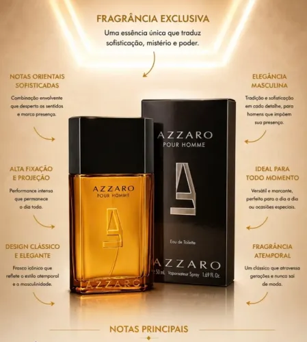 Perfume Azzaro pour homme 200 ml