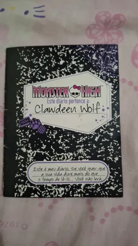 Lote com 6 diario monster high 
