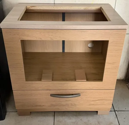 Balcão pra cooktop 5 bocas novo com nicho pra forno