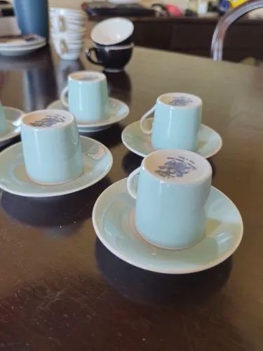 conjunto xícaras café porcelana germer