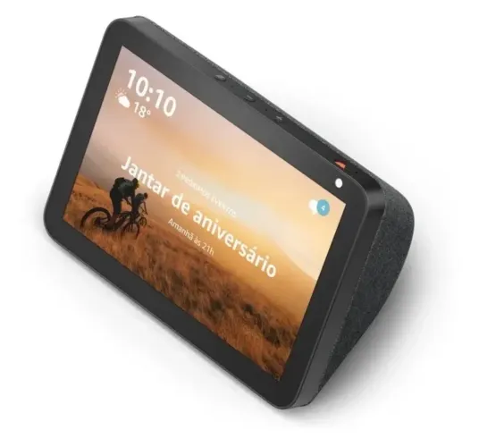 Echo Show 8 Amazon Smart Speaker Com Alexa Tela De 8" Cor Preta