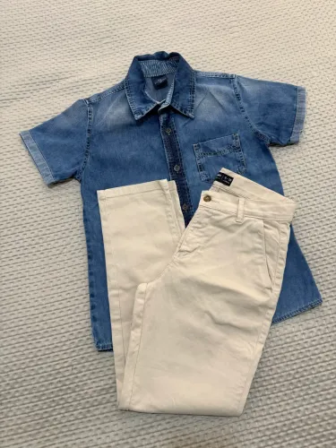 Lindo Conjunto Infantil Menino - TAM 9 - 10 Anos
