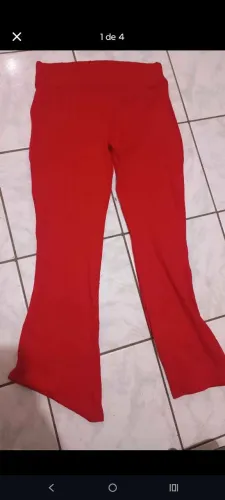 Calça Poliéster XG com bolso atrás nova- com etiqueta