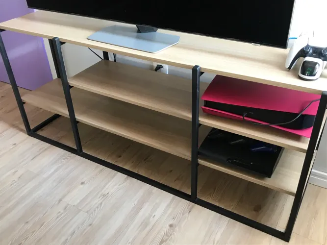 Rack com design industrial
