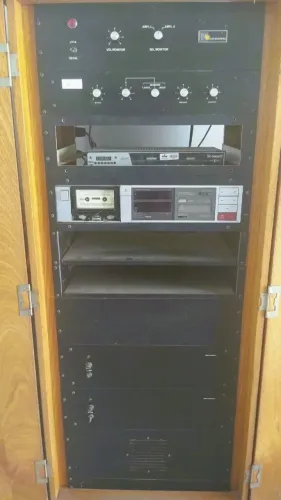 Sistema de som profissional antigo Cotempo - rack completo vintage anos 80 / 90