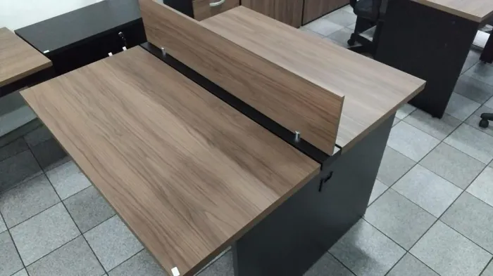 Mesa para escritório dupla 1,20x0,60 e 1,00x0,60