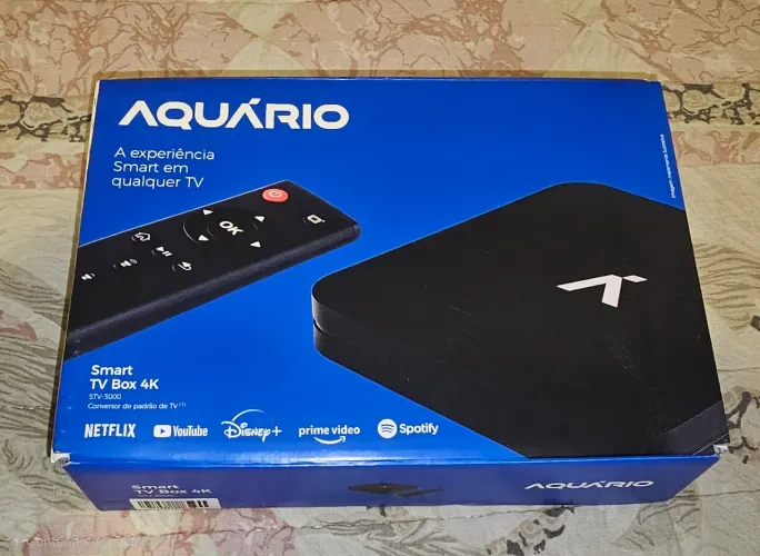 Tv box aquario com 2 meses tudo liberado