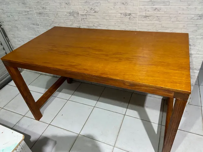 Mesa Rustica escrivaninha estilo industrial totalmente de madeira! Nova!